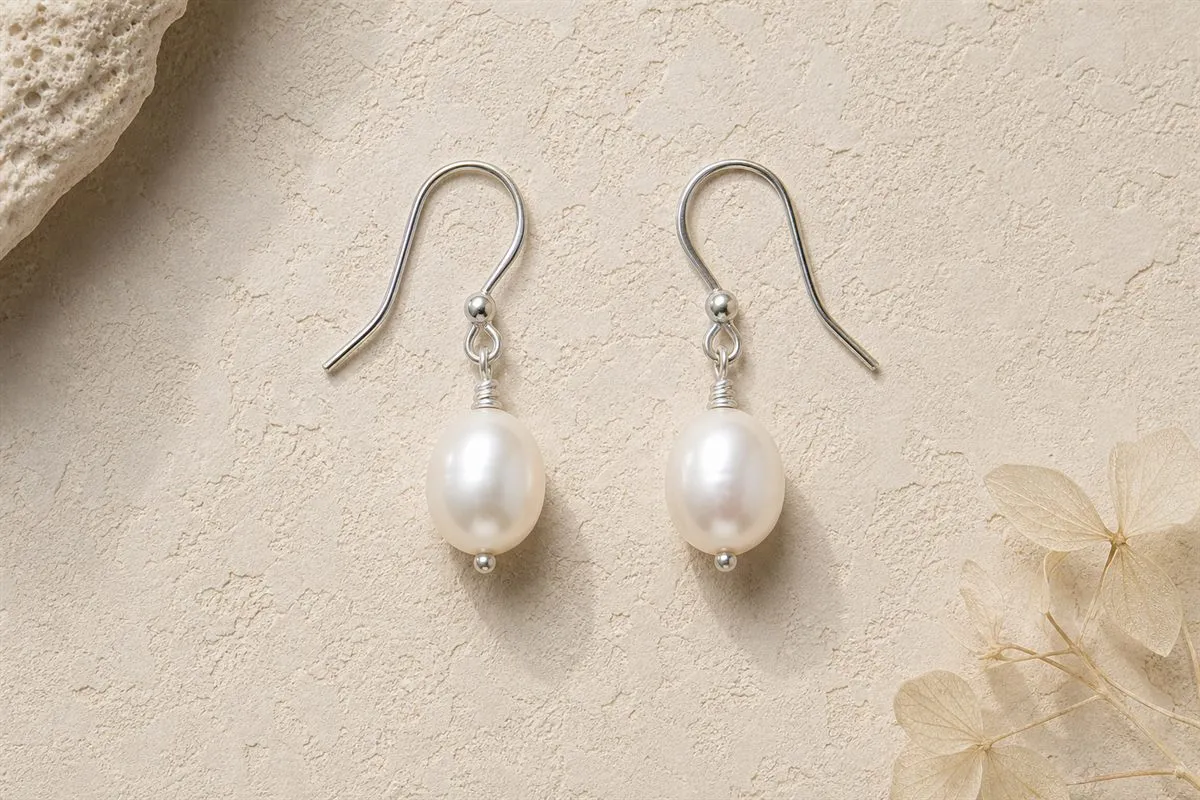 Iconique Boucles d'Oreilles Perles N°19