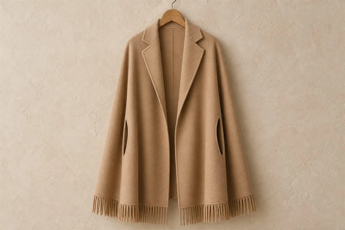 Cape Oversize en Pure Laine N°08
