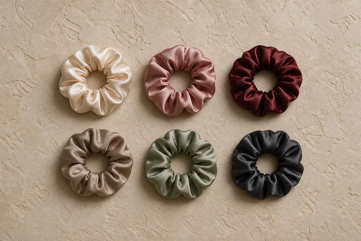 Iconique Élastiques Satin (Lot de 6) N°13