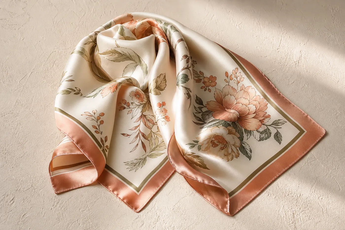 Foulard en Soie Imprimé Édition Limitée
