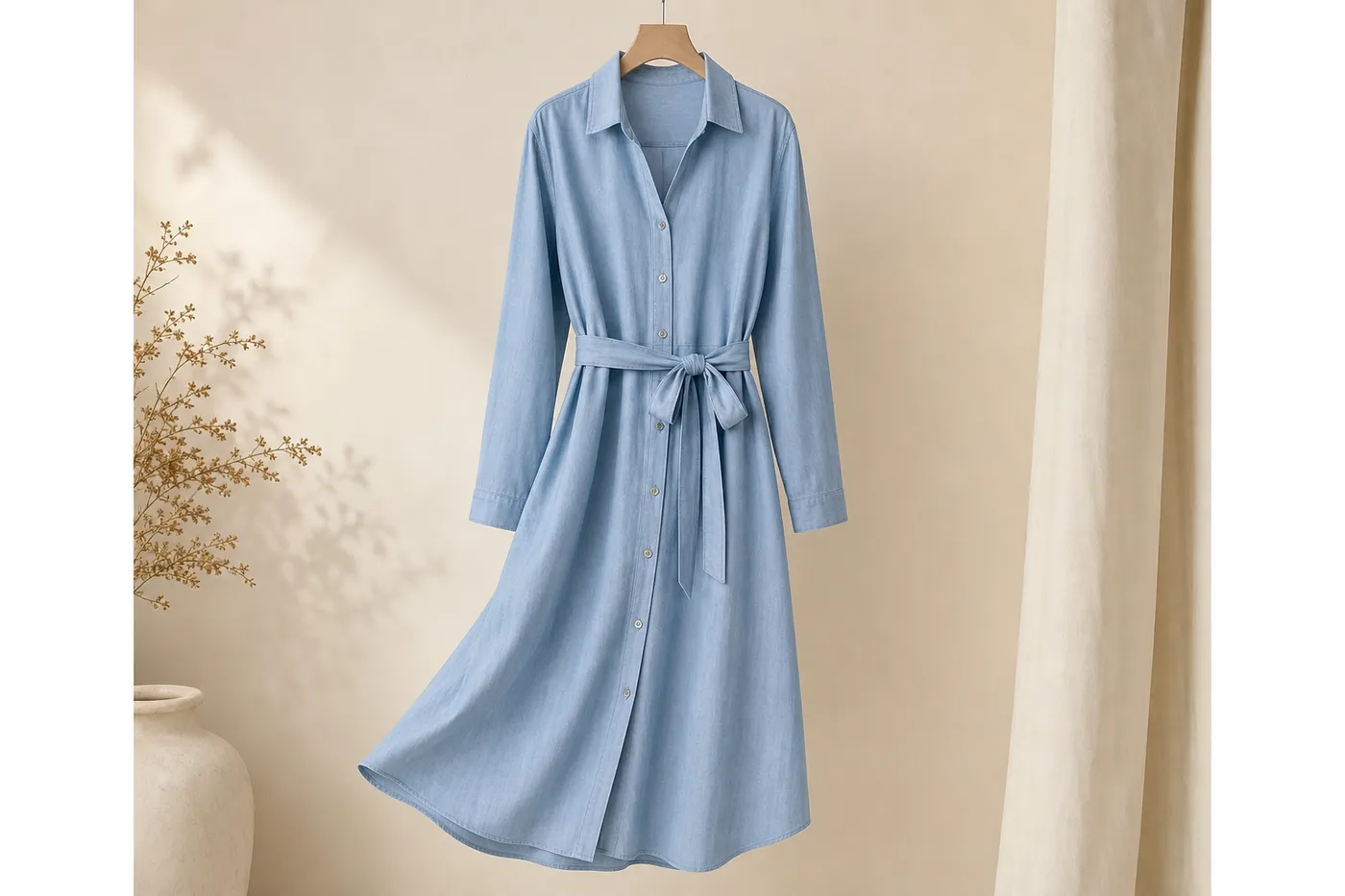 Édition Robe Chemise en Coton Édition Limitée